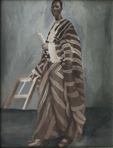 Portrait of Aina Onabolu, the father of modern Nigerian art, pioneer of African modernism, and the first to introduce formal art education in Nigeria.