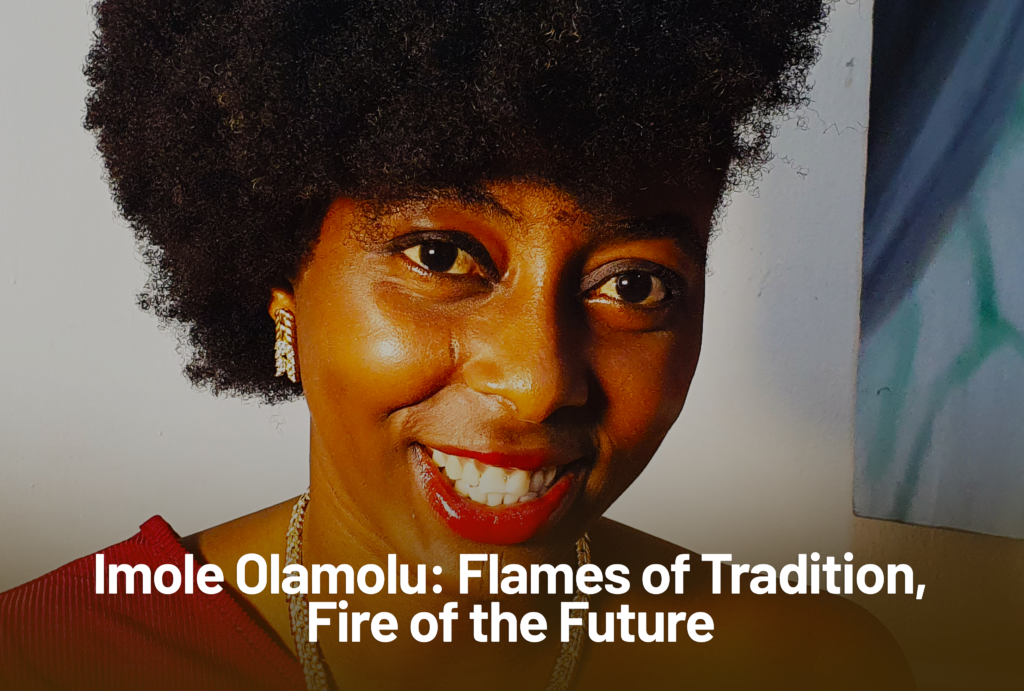 Imole Olamolu Nigerian contemporary artist to watch 2026 collectors guide emerging talent portrait.  
Nigerian artists, emerging artists, 2026 art trends, Q1 2026, investment guide, Imole Olamolu, Nigerian contemporary artists, African art collectors guide